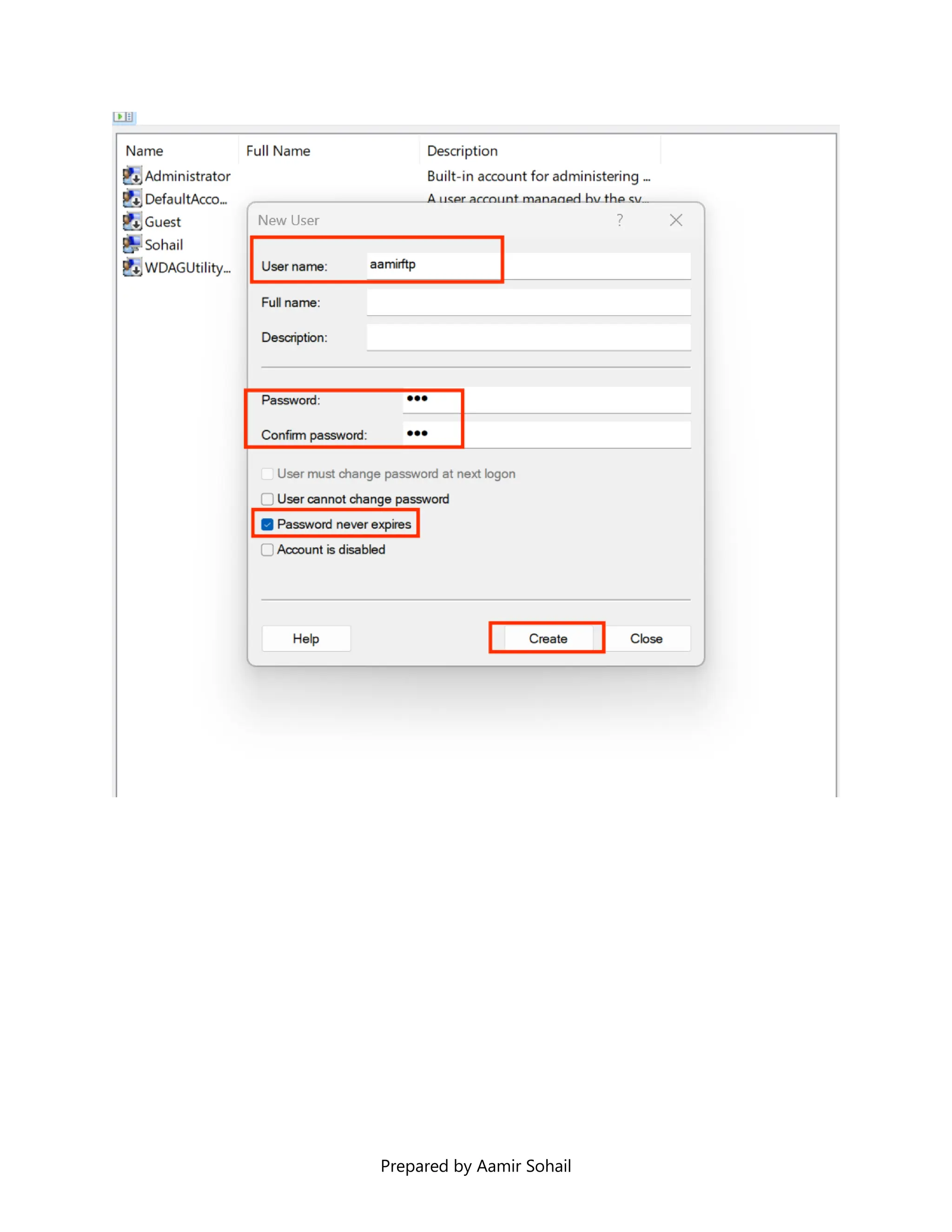 Prepared by Aamir Sohail
 