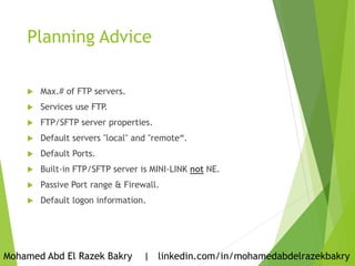 Ftp Conflict Troubleshooting Mini Link Tn Ftp Ppt Ftp Conflict Troubleshooting Mini Link Tn Ftp Ppt