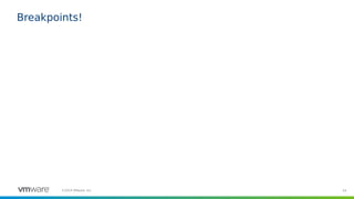 54©2019 VMware, Inc.
Breakpoints!
 
