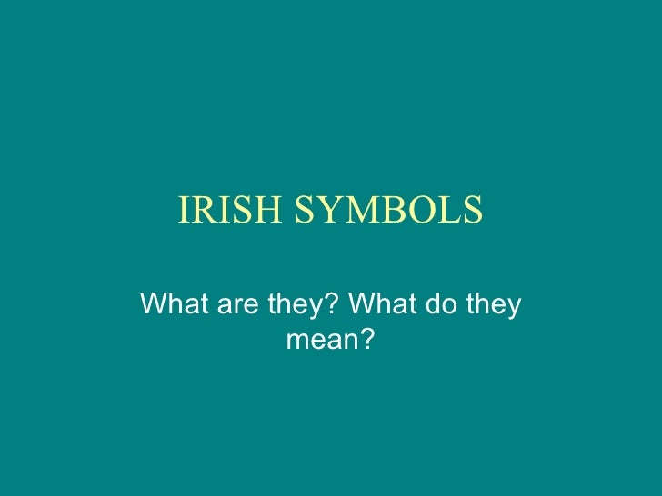Irish symbols