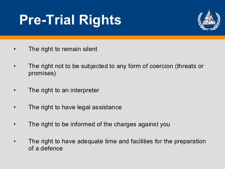 Fair Trial Rights Club Seminar 2