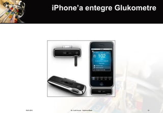 iPhone’a entegre Glukometre




19.01.2013       Dr. Cenk Tezcan Fütürizm Okulu   21
 