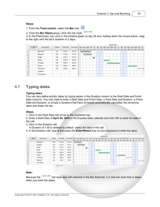 Fast Track Tutorial FastTrack Schedule 10 Tutorials | PDF