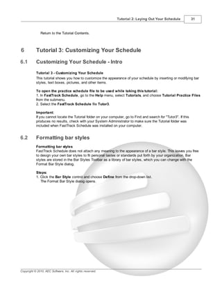 Fast Track Tutorial FastTrack Schedule 10 Tutorials | PDF