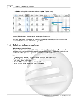 Fast Track Tutorial FastTrack Schedule 10 Tutorials | PDF
