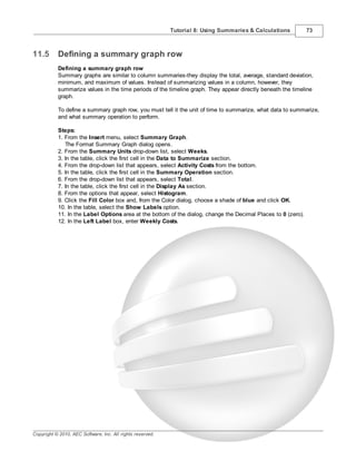Fast Track Tutorial FastTrack Schedule 10 Tutorials | PDF