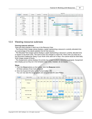 Subrows FastTrack Schedule 10 Tutorials | PDF