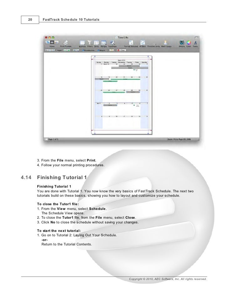 fasttrack schedule software fasttrack schedule software