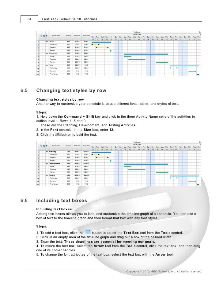 aec fasttrack schedule 8.0 download