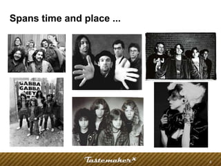 Spans time and place ...




                           4
 