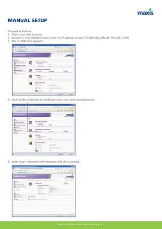 Ftth residential-wifi-modem-guide | PDF