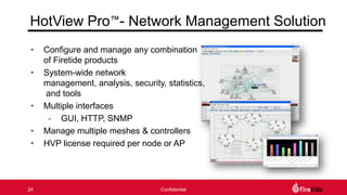 Firetide Wireless Mesh Nodes for Transportation | PPTX