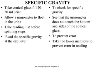 Examination of urine | PPSX
