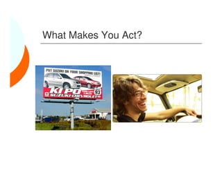What Makes You Act?
 