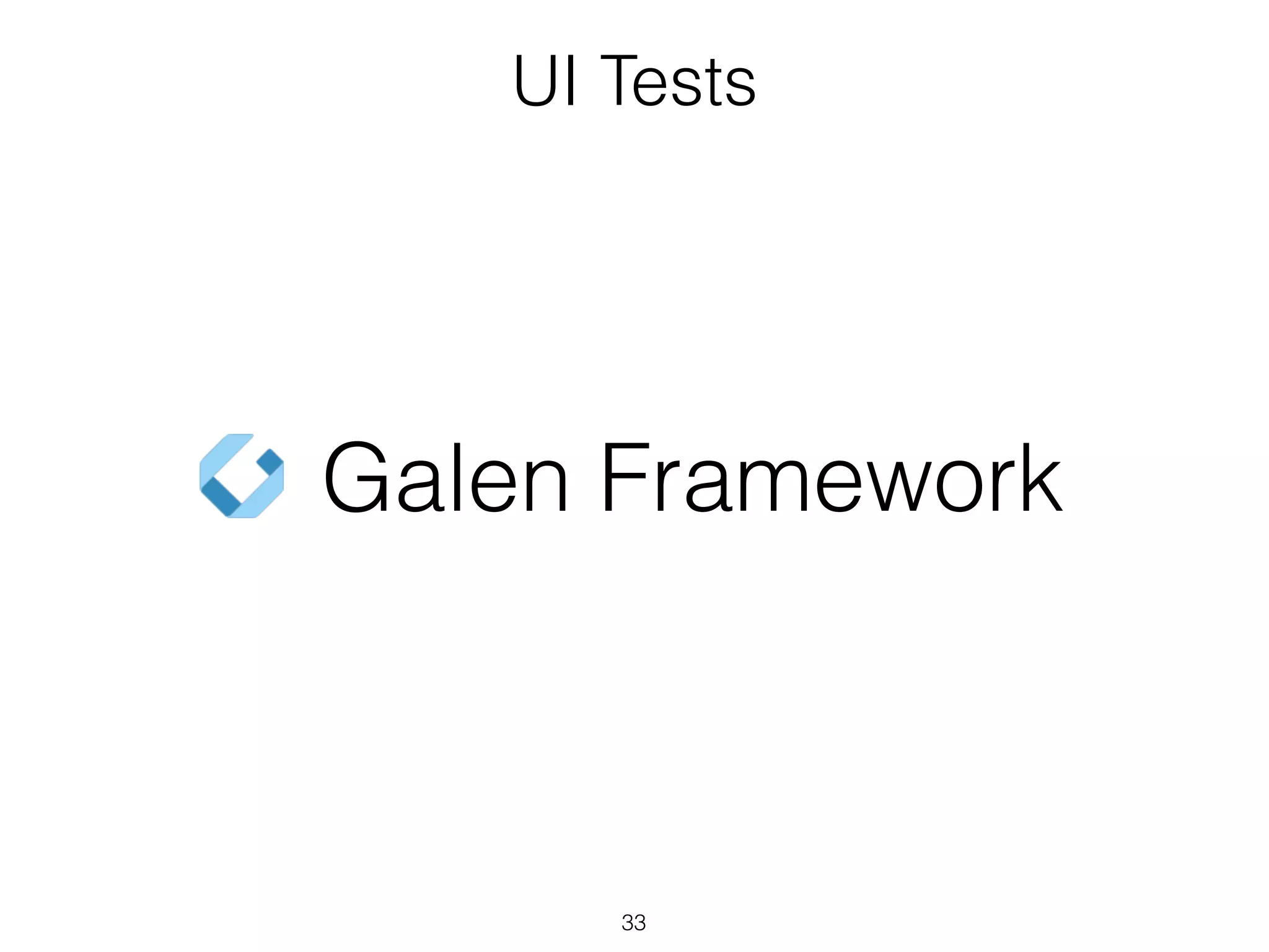 33
Unit Tests - Stores
 