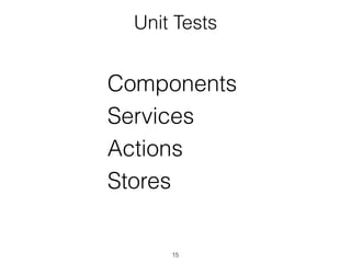 15
Jest
Unit Tests
 
