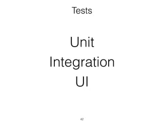 42
Galen Tests
@objects
inputLogin .input-login
inputPassword .input-password
checkbox .checkbox
button .btn-login
 