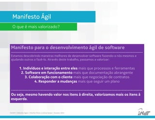Alinhamento 
Programa e atividades 
• Aulas: Experimentos  Teoria; 
• Momento de testar os grupos; 
• Forma de Avaliação: aplicação dos conceitos na construção dos 
apps, observados através dos coachings; 
– 80% da nota (composta da avaliação dos mentores); 
– 20% da nota (avaliação dos pares – peer to peer review) 
	
 