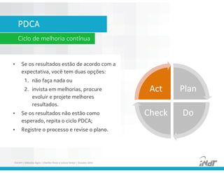Determinação de um objetivo 
Estabelecimento de um plano 
 