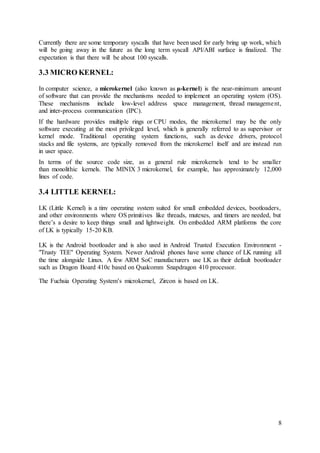 Fuchsia operating system by google document | DOCX