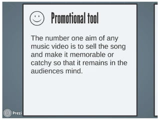 Functions of a music video