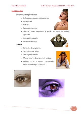 MALTRATO EN LA MUJER