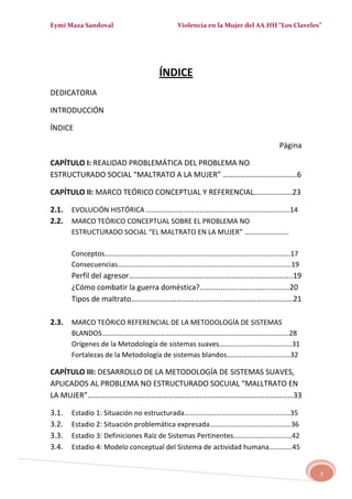 MALTRATO EN LA MUJER