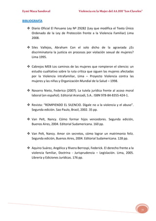 MALTRATO EN LA MUJER