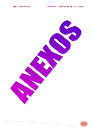 MALTRATO EN LA MUJER