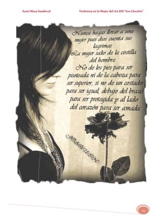 MALTRATO EN LA MUJER