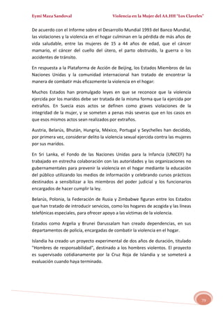 MALTRATO EN LA MUJER