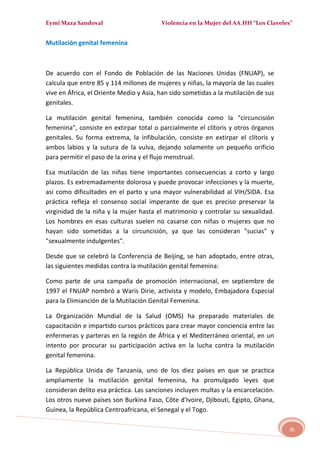 MALTRATO EN LA MUJER