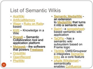 Answer: More ContentNot just any type of contentWe need structured contentMetadataNot just any type of metadataGood quality metadata29Question: How to get more quality metadata?