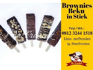 WA. 0812 3244 1518, Fudge Brownies Coklat, Brownies Stick Mr.Froniez