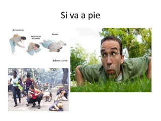 Si va a pie
 
