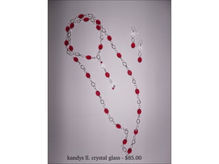 kandys ll. crystal glass - $85.00 