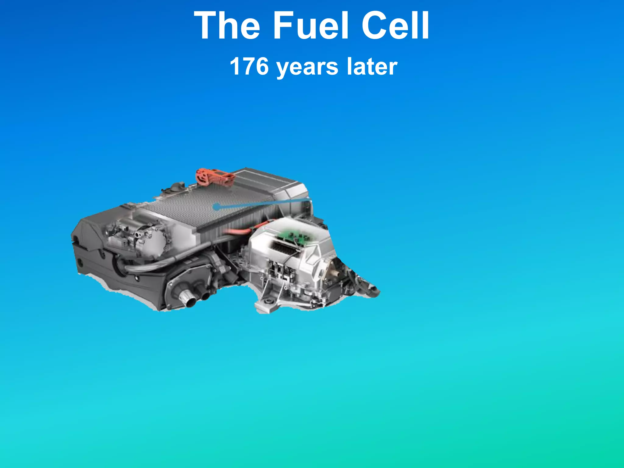 176 years later
The Fuel Cell
 