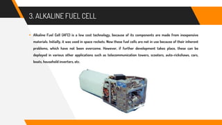 Fuel cells (Energy Production) India | PPTX