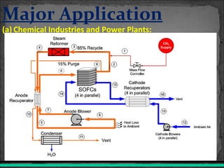 Major Application
(a) Chemical Industries and Power Plants:
 