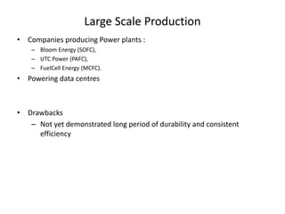 Fuel cell Application | PPTX