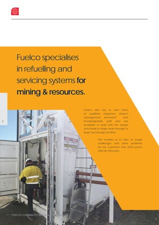 Diesel Storage Tank Refuelling Permit System.pdf Fuelco Capability Mining & Resources | PDF