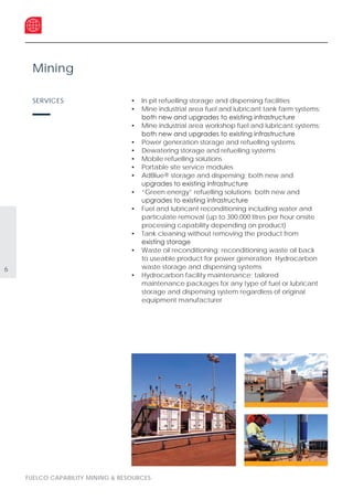 Fuelco Capability Mining & Resources | PDF