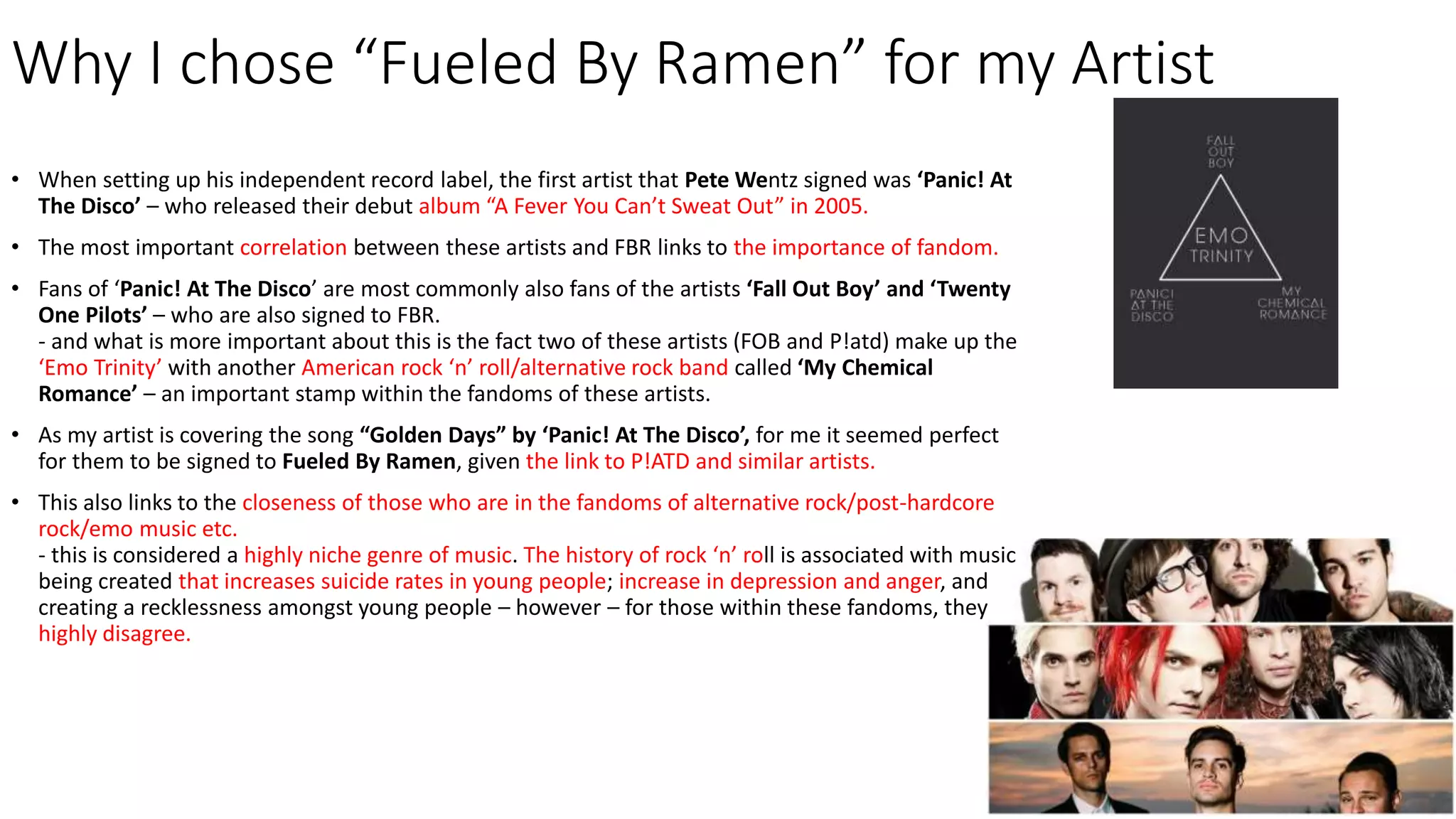Fueled by ramen PPT