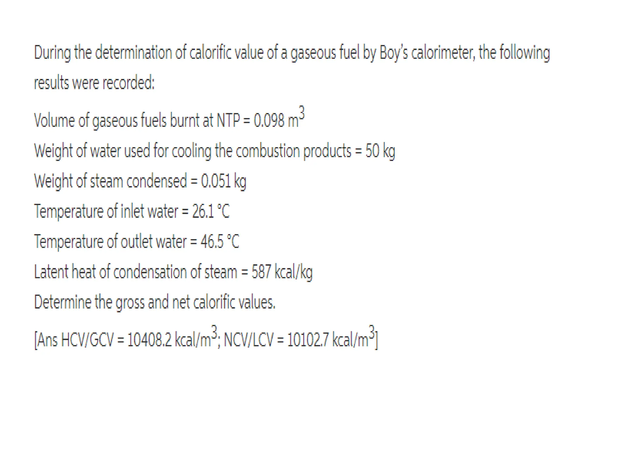 Calorific value measurement in engineering  ppt
