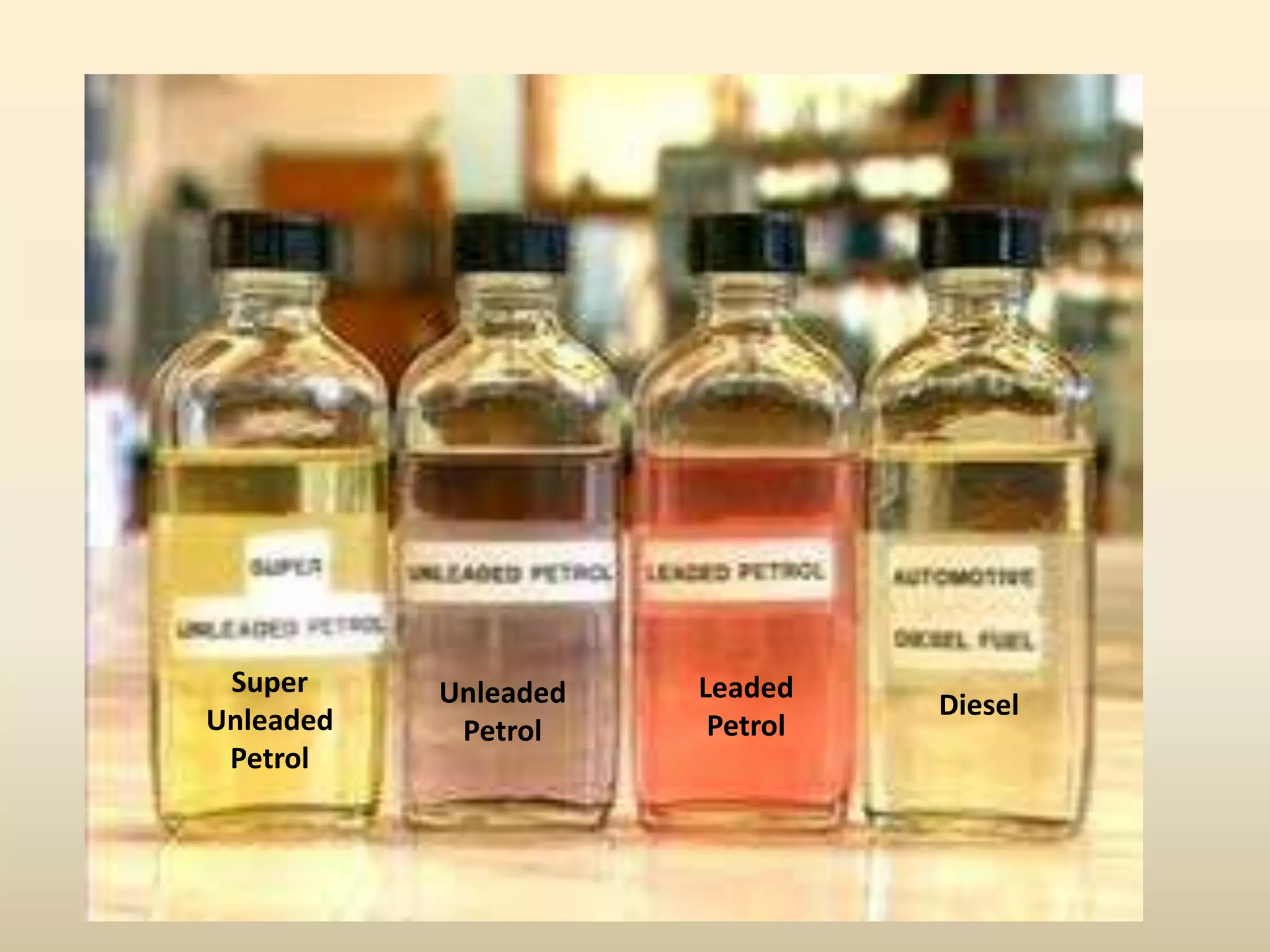 Super     Unleaded   Leaded
Unleaded                        Diesel
            Petrol     Petrol
 Petrol
 