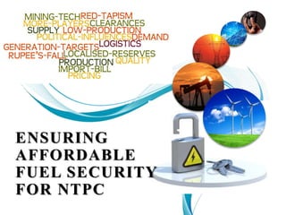 ENSURING
AFFORDABLE
FUEL SECURITY
FOR NTPC
 