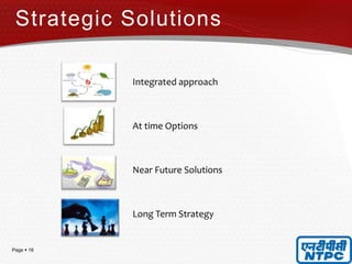 Page  16
Strategic Solutions
Integrated approach
At time Options
Near Future Solutions
Long Term Strategy
 