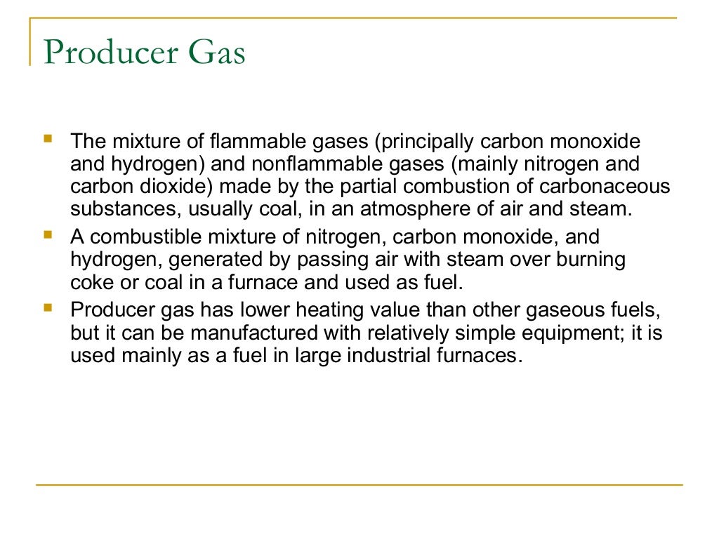 Fuels in solid, liquid & gaseous state