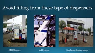 Fuel tampering and precautions at gas stations | PPTX