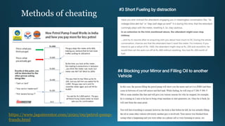 Fuel tampering and precautions at gas stations PPTX